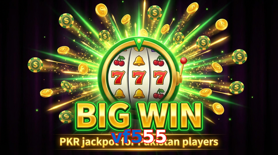 Big win animation on Vf555 slot game